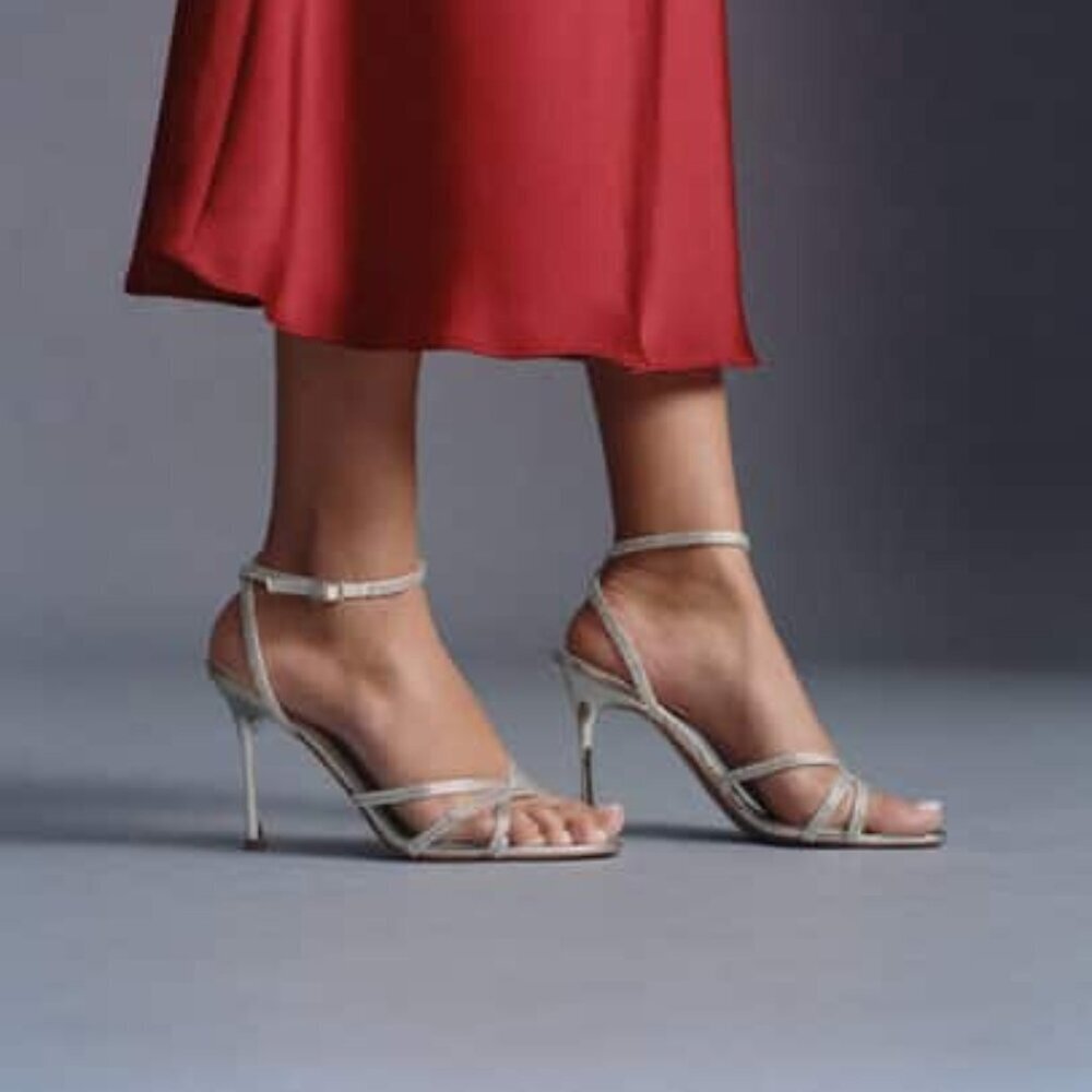 Mango Strap Rhinestone Sandals, Size: 38 - Picture 8 of 8